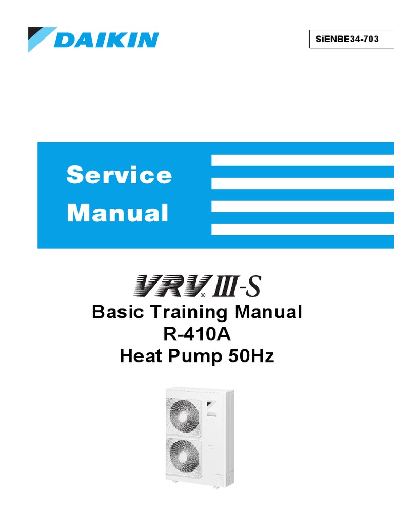 DAIKIN Service Manual Air Conditioning Heat Pump