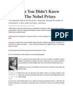 20 Things You Didn't Know About... The Nobel Prizes