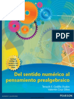 Del Sentido Numerico Al Pensamiento Prealgebraico, 1ra Ed