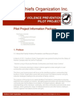 Southern Chiefs' Organization: Stop The Violence Information Package