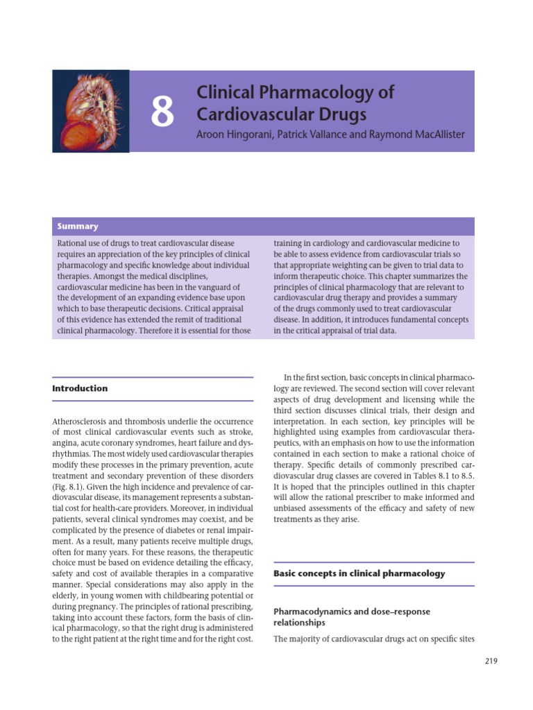 Clinical Pharamcology Heart | PDF | Myocardial Infarction | Statin