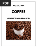 Download Coffee Project Marketing and Finance by Ankit Sawant SN19655653 doc pdf