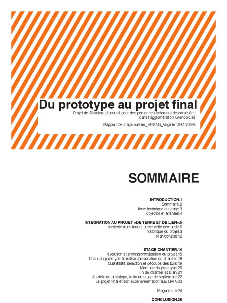 Rapport de Stage Ouvrier
