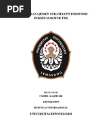 Analisis Faktor Internal dan Eksternal PT Indofood