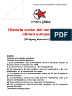 Abendroth-Historia Social Del Movimiento Obrero en Europa