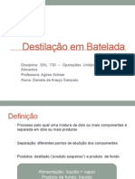 Destilação em Batelada