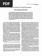 1986 - Wallbott - JPSP Cues and Channels in Emotion Recognition