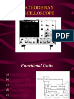 CATHODE RAY OSCILLOSCOPE: FUNCTIONAL UNITS AND USES