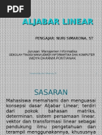 Download Aljabar Linear 1 by nuri simarona SN19660825 doc pdf