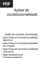 ações de constitucionalidade