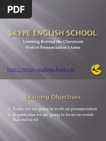 Download Learning English Pronuncing Ed Sound by Skype English School SN19662637 doc pdf