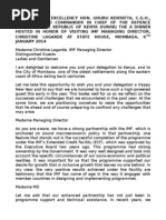 Download President Uhuru Kenyattas Speech During the Dinner Hosted in Honour of Visiting IMF Managing Director Christine Lagarde at State House Mombasa by State House Kenya SN196635114 doc pdf