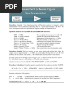 Download Noise Figure Measurement using a Spectrum Analyzer and Signal Generator by Jim SN19664191 doc pdf