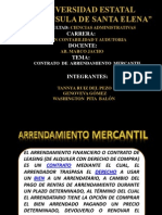 ARRENDAMIENTO MERCANTIL