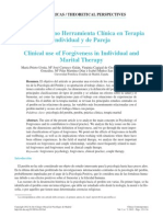 El Perdón Como Herramienta Clínica en Terapia