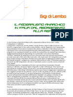 Di Lembo - Il federalismo anarchico in Italia