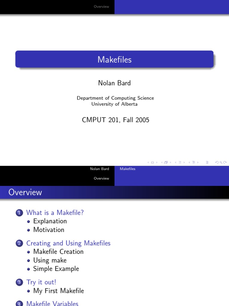 Makefiles | PDF | Computer Programming Tools | Areas Of Computer Science