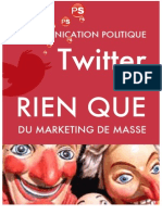 TWITTER - Marketing Social de Masse