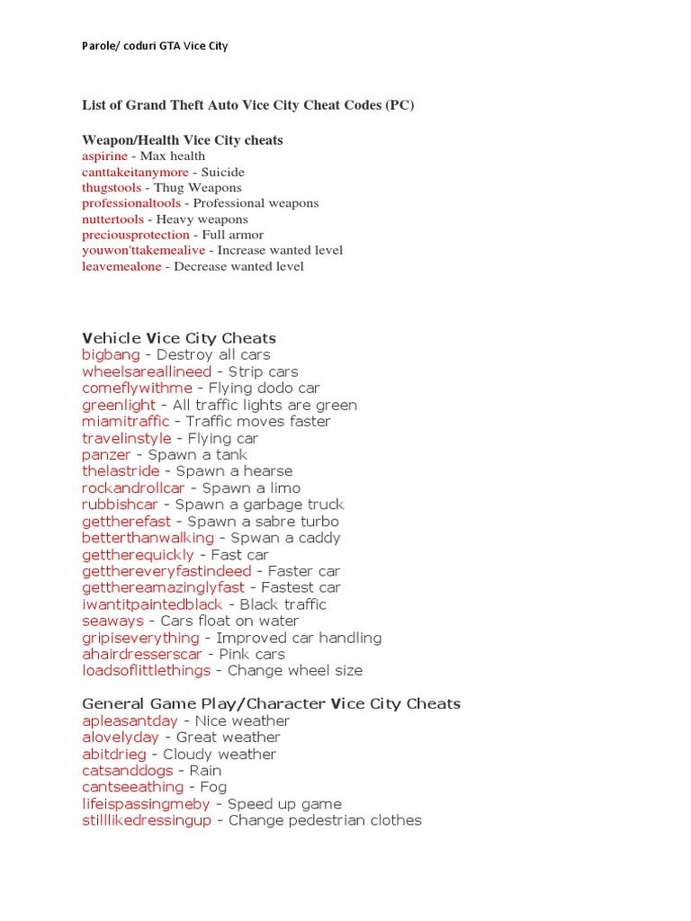 коды гта вай. коды гта вай. чит коды вайс сити. чит коды на гта vice city на оружие. код на танк в гта вай сити.