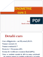 Econometrie Curs 1 2