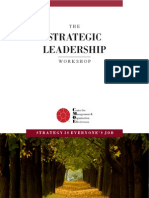 Strategic Leadership Workshop Brochure