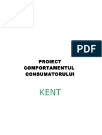 Proiect Comportamentul Consumatorului - Tigari Kent