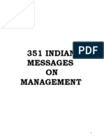 351 Indian Messages On Management