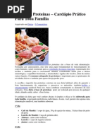 Dieta das Proteínas