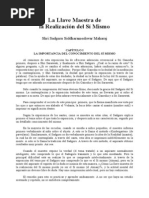 La Llave Maestra de La Realizacion Del Si Mismo-Shri Sadguru Siddharameshwar Maharaj