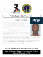 Fugitive of The Week: Bobby Jackson