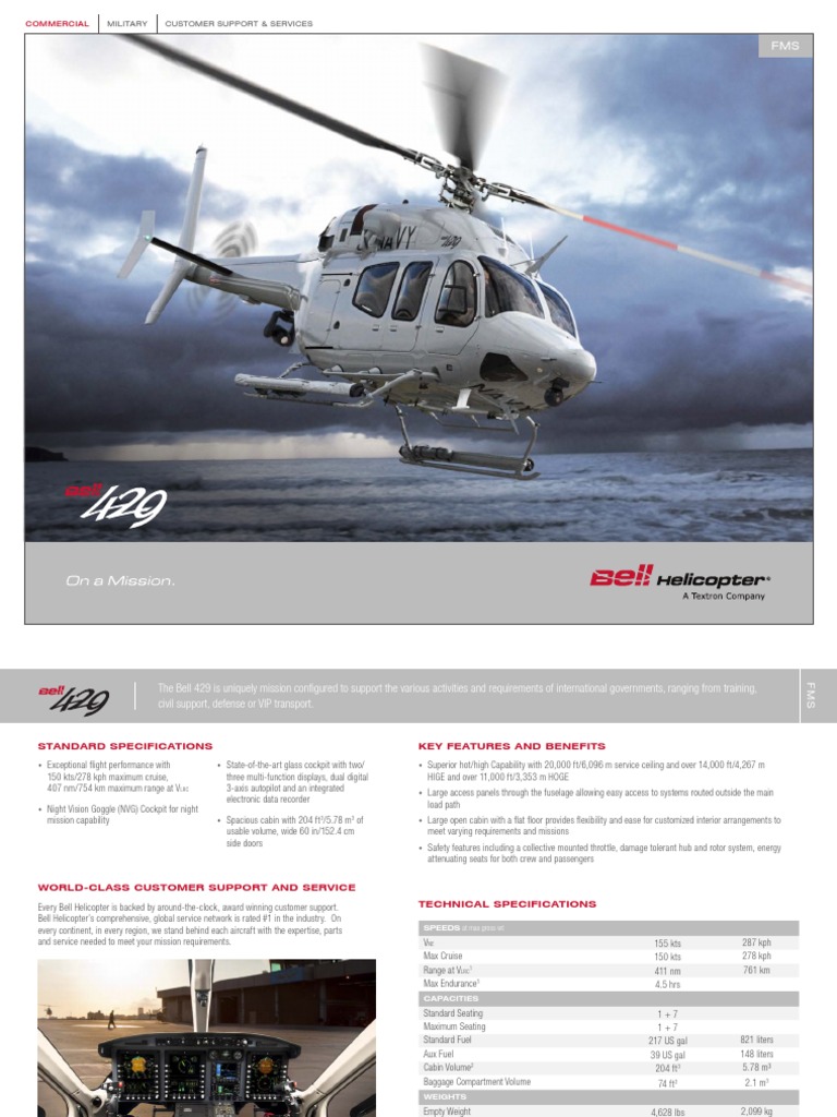 429 FactSheet FMS201303-Web | PDF | Cockpit | Industries