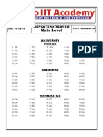 Main Test 1 Solutions