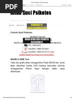 Kitab Suci Psikotes - Contoh Soal Psikotes PDF