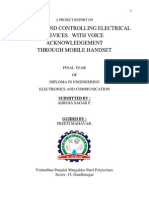 Security and Controlling Electrical Decices by Mobile