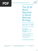 Download 2020 Social Position Paper Social Business Strategy by 2020Social SN19683152 doc pdf