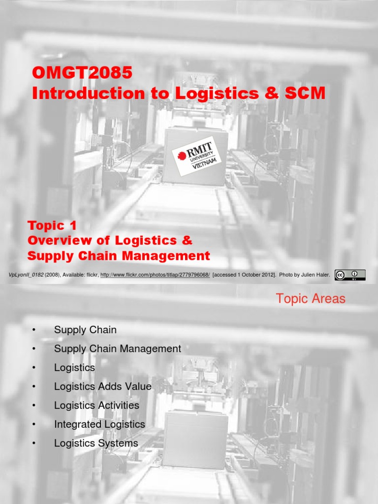 Introduction to Logistics & SCM | PDF | Supply Chain | Logistics