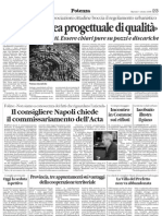 2008.10.07 - Il Quotidiano - Coordinamento Associazioni