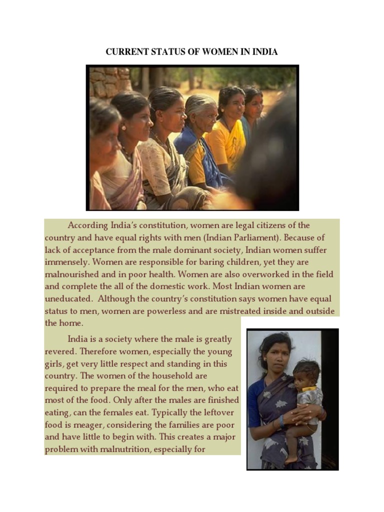 Women's Status and Empowerment in India | PDF | Workforce | Marriage