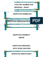 Keupayaan Pra Nombor Dan