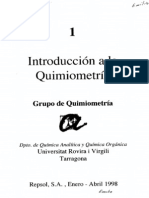 1 - Introducción A La Quimiometría