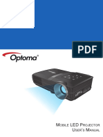 Manual Optoma Ml300