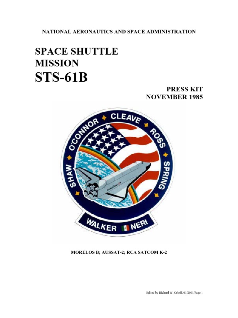 NASA Space Shuttle STS-61B Press Kit | PDF