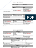 Vogelweh Elementary Assessments Schedule Plan 13-14