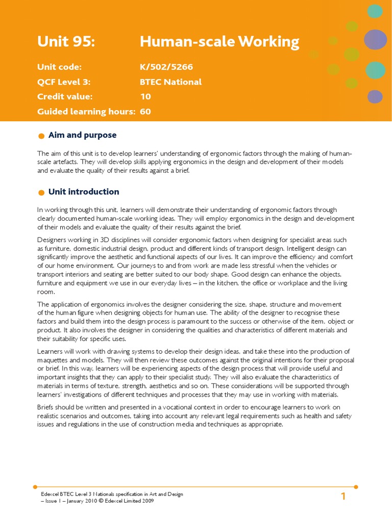 Unit 95 Human-Scale Working | PDF | Educational Technology | Evaluation