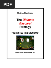 Ultimate Baccarat Strategy