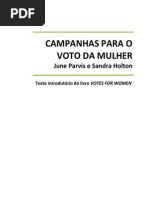 Campanhas Para o Voto da Mulher - June Purvis