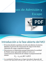 9. Admisión y escape