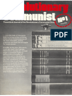 Revolutionary Communist #1 - Fundamental Questions of Marx's Theory