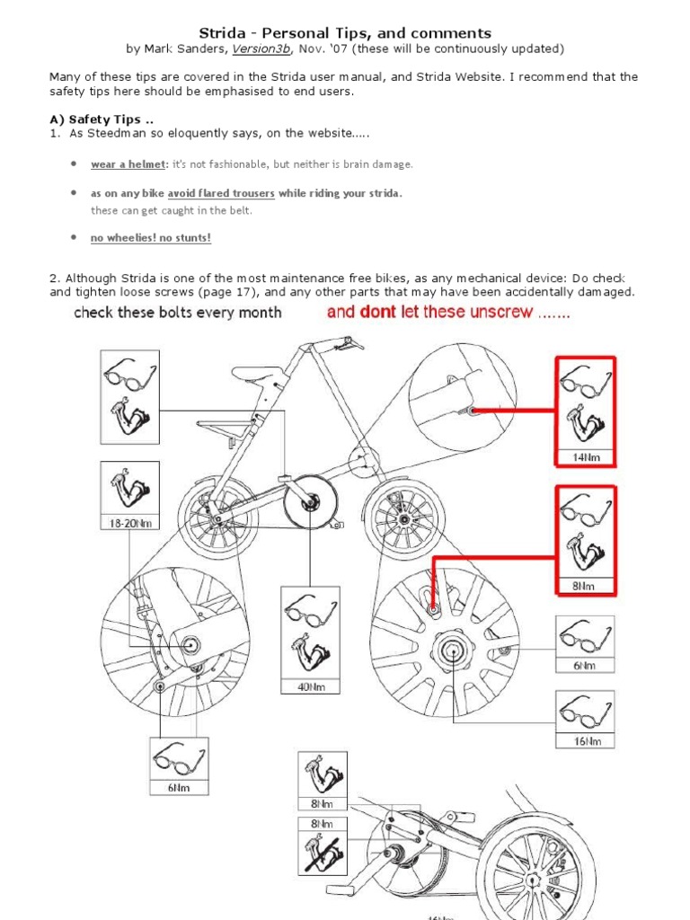 strida bike parts
