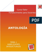 Antlogía - Tema 1 - Habilidades Intelectuales
